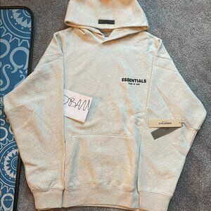 FOG - Fear of God Essentials Light Oatmeal Hoodie - (READ DESCRIPTION)
